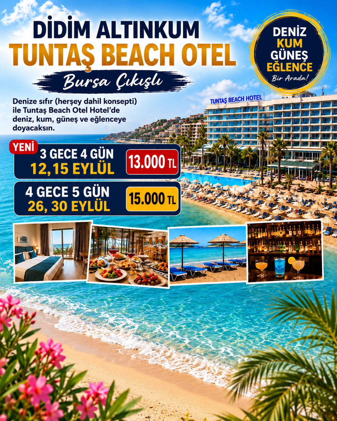 KONAKLAMALI DİDİM ALTINKUM TUNTAŞ BEACH OTEL